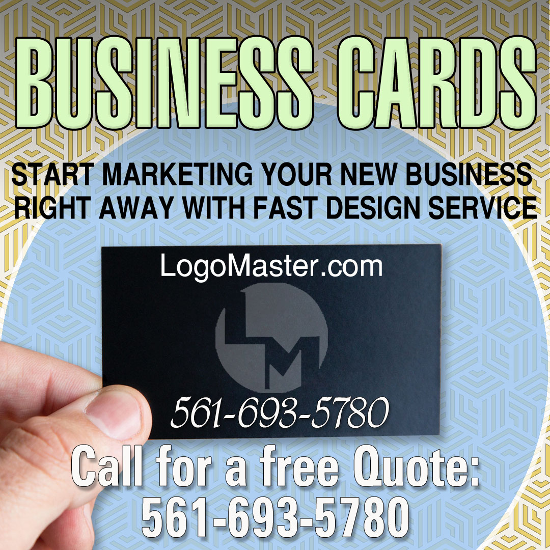 Custom Business Cards designed, printed and delivered